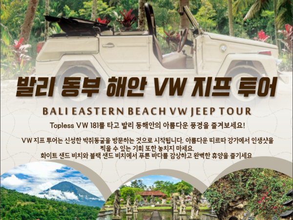  [발리] 동부 해안 VW 지프 투어